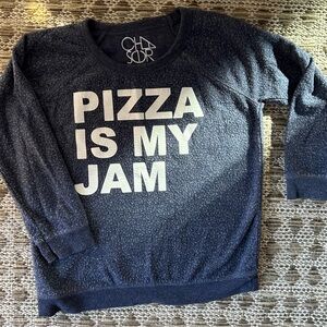 CHASER BRAND Kids “Pizza is my Jam” Sweatshirt